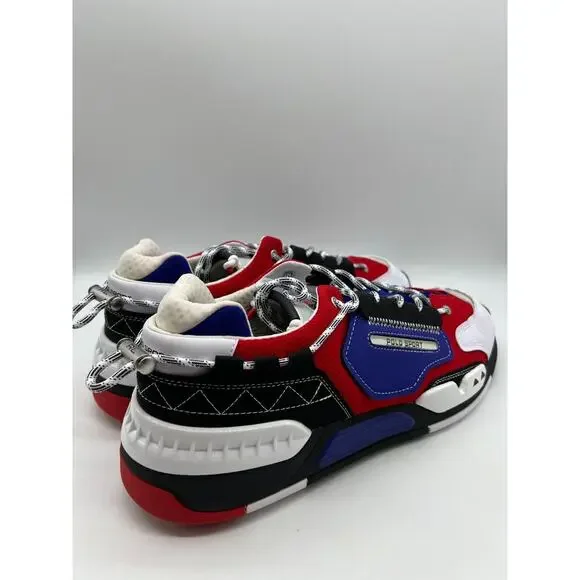 Polo Ralph Lauren PS200 SK HTL Men's Red Blue White Shoes Size 14 NEW Athletic Shoes